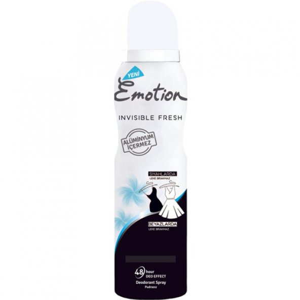 Emotion Deo 150 ML İnvisible Fresh