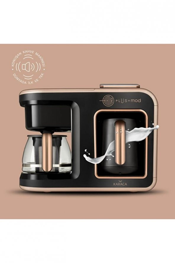Hatır Plus+ Mod 5 In 1 Kahve Makinesi Rose Brown