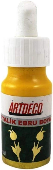 Artdeco Damlalıklı Metalik Ebru Boyası 30ml Altın / 17B21 ürün görseli