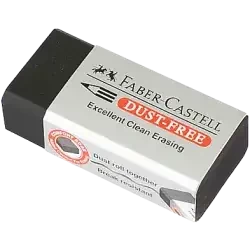 Faber Castell Dust Free Orta Boy Silgi Siyah / 187171