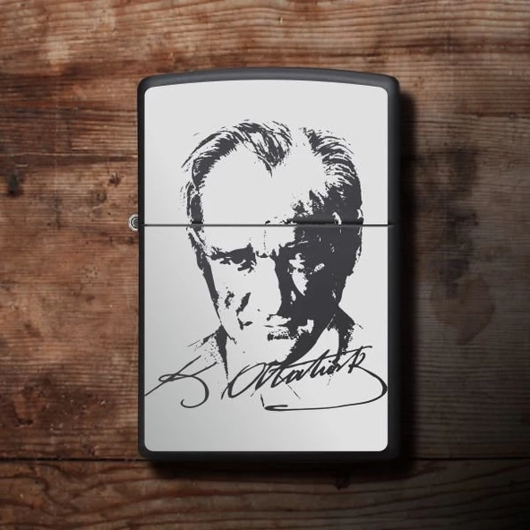 Atatürk Temalı Metal Çakmak-44