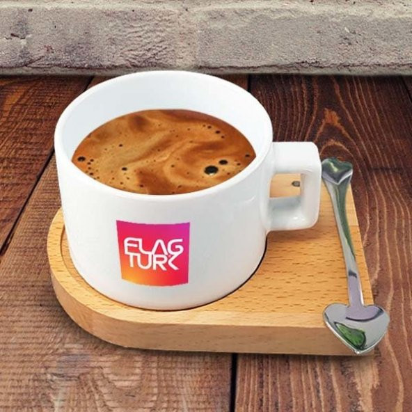 Love Temalı Kahve Fincanı-003 - 2