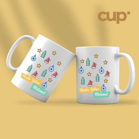 Mutlu Yıllar Kupa Bardakları-5 ürün görseli 1