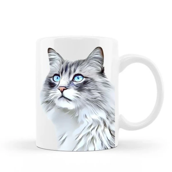 Evcil Dostlarımız Temalı Baskılı Kupa Bardak-005 ürün görseli 1