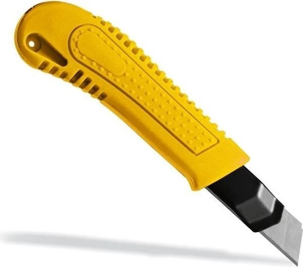 Kraf 629G Büyük Maket Bıçağı Plastik Gövde Alüminyum Ağızlı - Resim 2