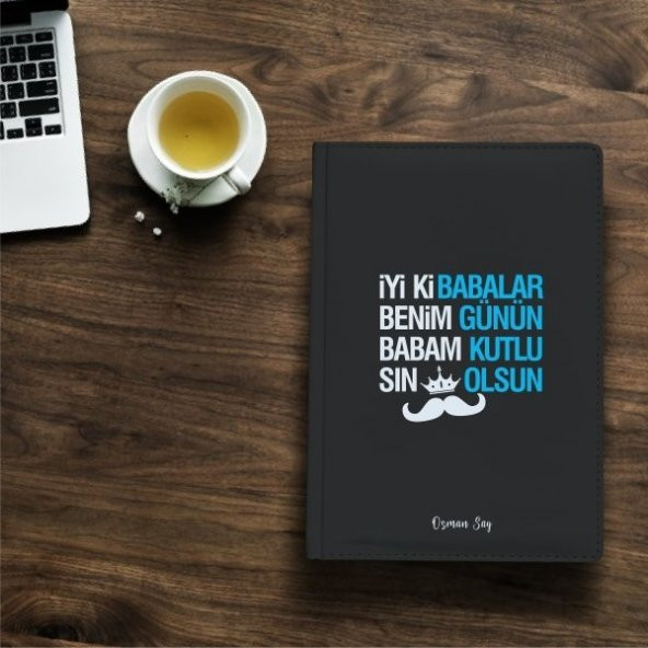 Babalar Günü Baskılı Ajanda-16