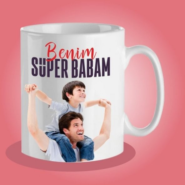 Babalar Günü Resim Baskılı Kupa Bardak-9 ürün görseli 1