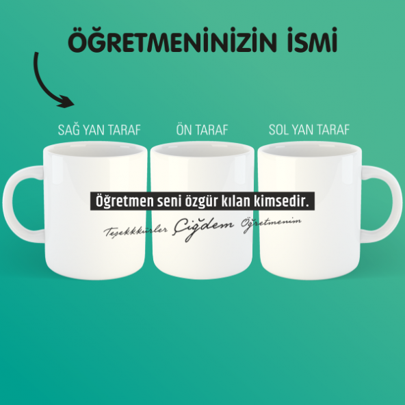 Öğretmenler Günü  Kupa Bardak-17