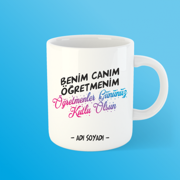 Öğretmenler Günü Kupa Bardak-4