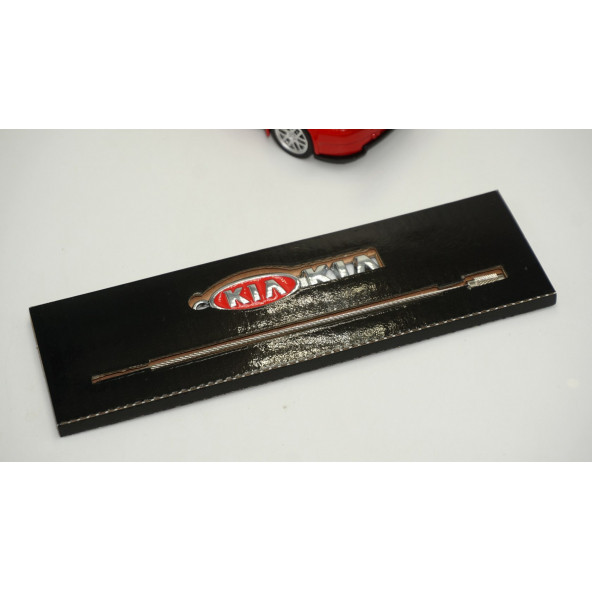 Kia Logo Krom Metal Çift Yön Halat Anahtarlık - 5