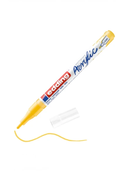 Edding 5300 Acrylic 1-2mm Akrilik Markör Kalem Traffic Yellow / 905 ürün görseli