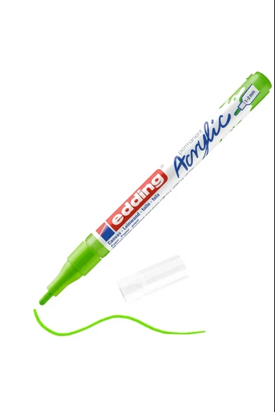 Edding 5300 Acrylic 1-2mm Akrilik Markör Kalem Yellow Green / 927 ürün görseli