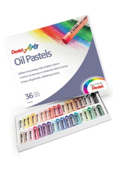 Pentel Arts Yağlı Pastel Boya - 36 Renk / YPHN36