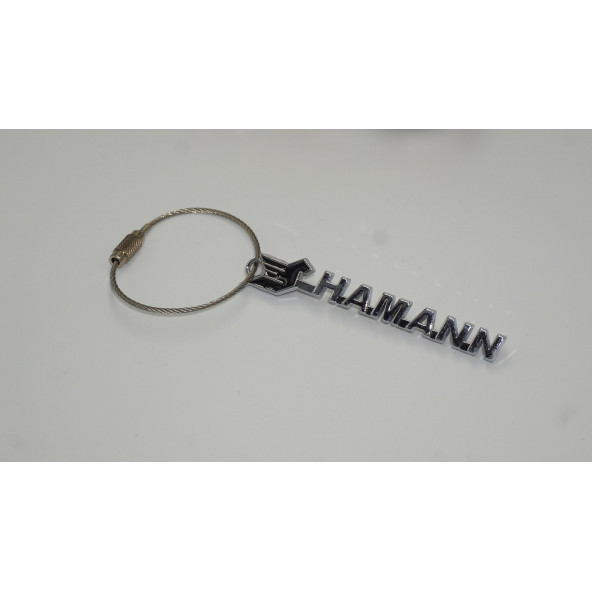 Bmw Hamann Logo Krom Metal Çift Yön Halat Anahtarlık - 4