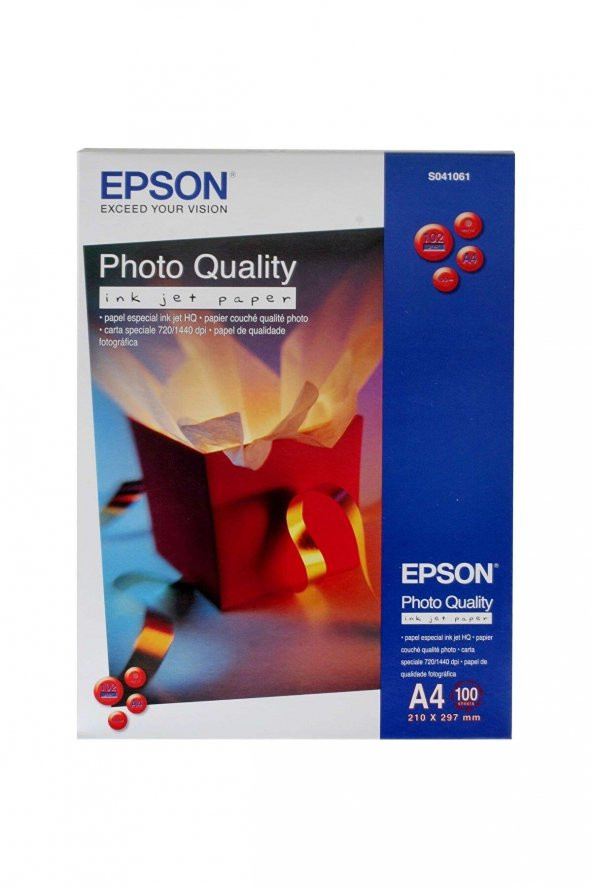 Epson A4 Süblimasyon Fotoğraf Kağıdı 102 Gram 100 Sayfa