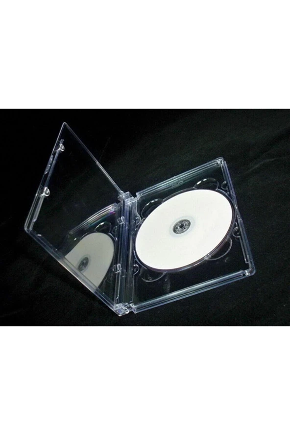 Elba Tekli Parlak Şeffaf 10 mm Dvd Kutusu 10 Adet
