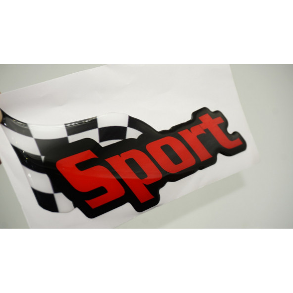 Sport Logo Damla Silikon Grup Sticker