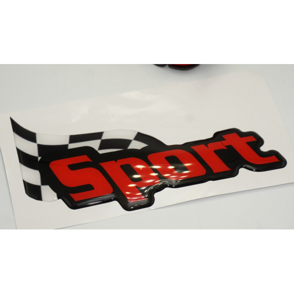Sport Logo Damla Silikon Grup Sticker - 3