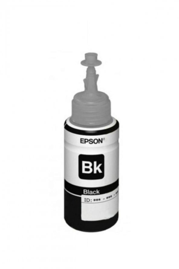 Epson T6641 Black Siyah Şişe Mürekkep L100/L200 70 ml Siyah Mürekkep