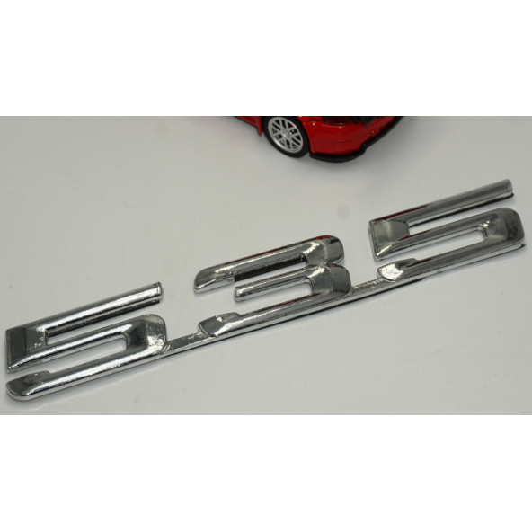 Bmw 535 Bagaj Krom ABS 3M 3D Yazı Logo - Resim 3