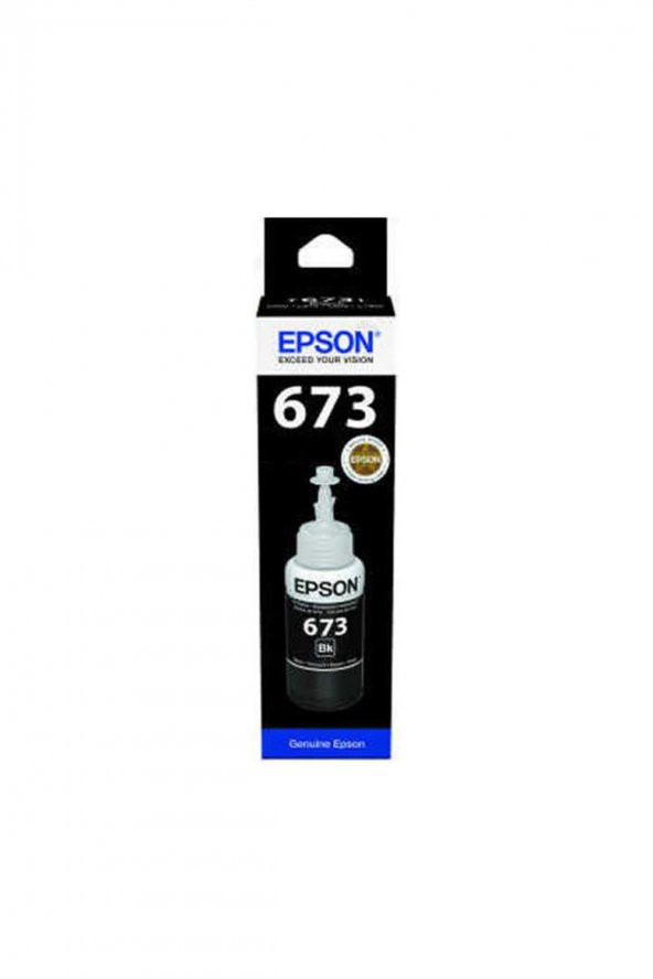 Epson T6731 Black Siyah Şişe Mürekkep Orjial Şişe Mürekkep