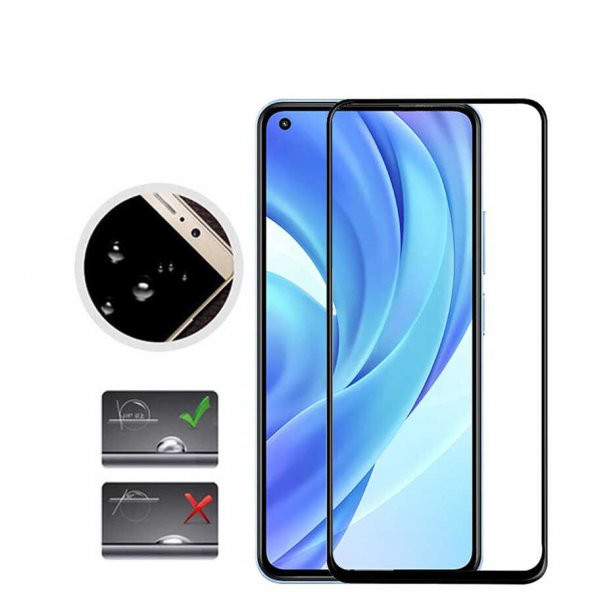 Xiaomi Mi 11 Lite Zore Kenarları Kırılmaya Dayanıklı Cam Ekran Koruyucu - 3