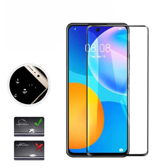 Huawei P Smart 2021 Zore Kenarları Kırılmaya Dayanıklı Cam Ekran Koruyucu - 3