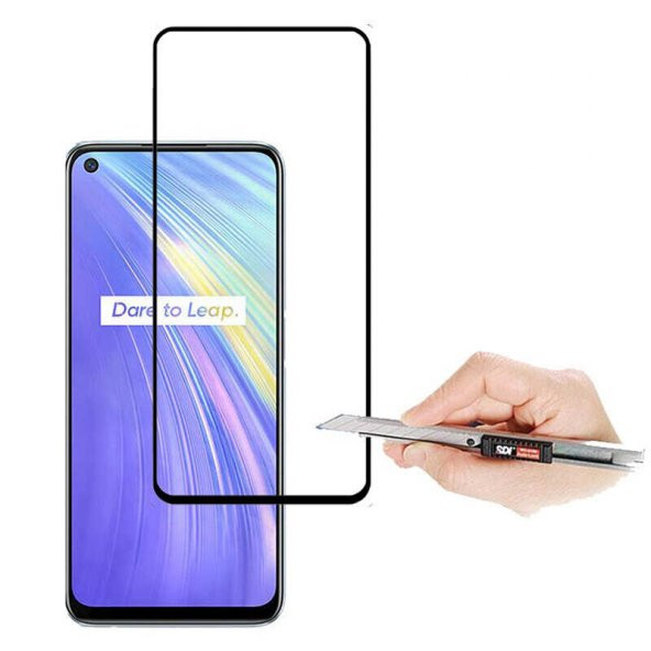 Realme 6 Zore Kenarları Kırılmaya Dayanıklı Cam Ekran Koruyucu - 2