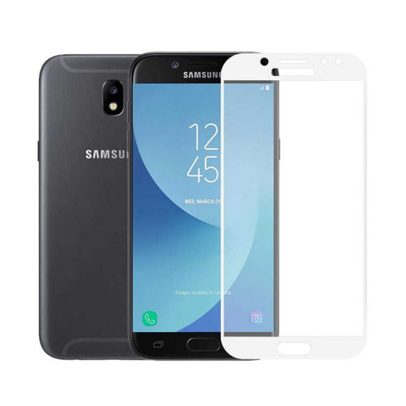 Galaxy J330 Pro Zore Kenarları Kırılmaya Dayanıklı Cam Ekran Koruyucu - 2