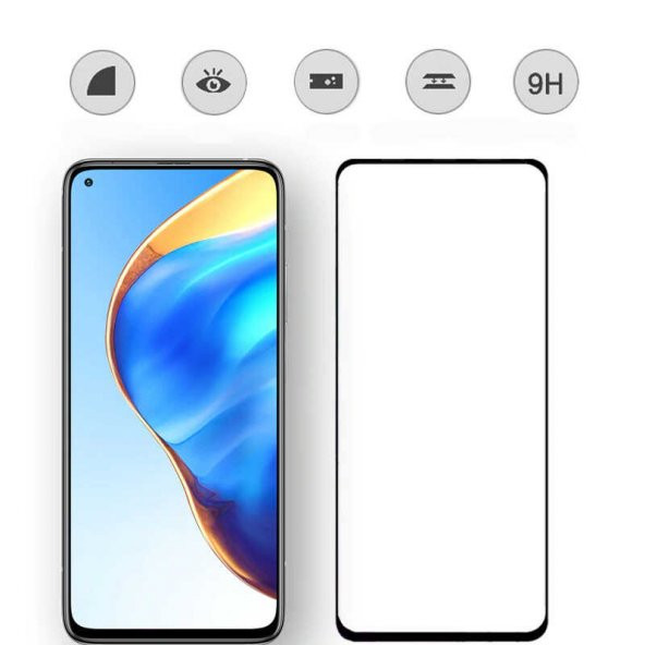 Xiaomi Mi 10T 5G Zore Kenarları Kırılmaya Dayanıklı Cam Ekran Koruyucu - 5