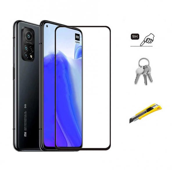 Xiaomi Mi 10T 5G Zore Kenarları Kırılmaya Dayanıklı Cam Ekran Koruyucu - 8