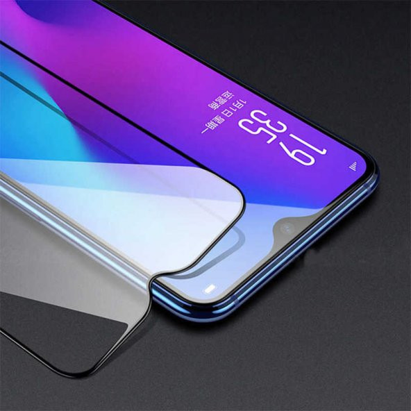 Galaxy A01 Zore Kenarları Kırılmaya Dayanıklı Cam Ekran Koruyucu - 5