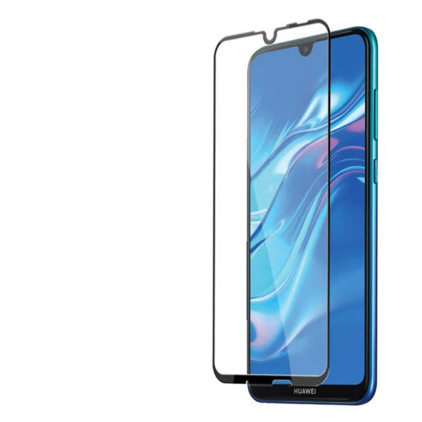 Huawei Y6S 2019 Zore Kenarları Kırılmaya Dayanıklı Cam Ekran Koruyucu - 4