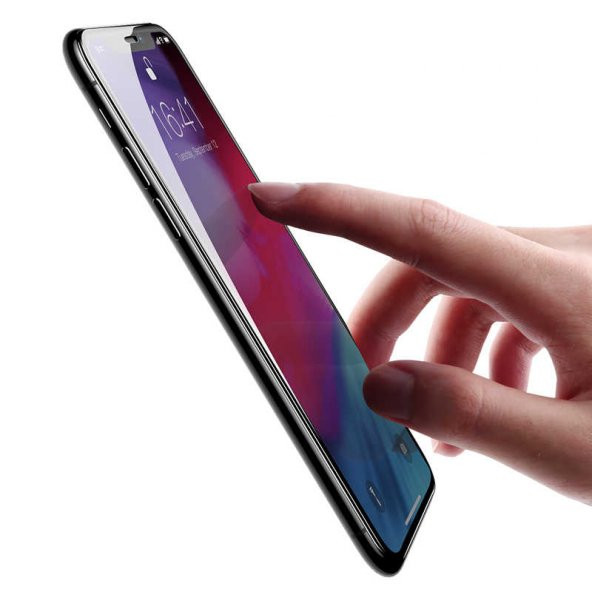 Apple iPhone 11 Pro Max Zore Kenarları Kırılmaya Dayanıklı Cam Ekran Koruyucu - 5