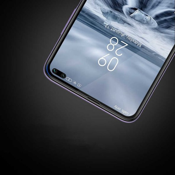 Xiaomi Redmi K30 Zore Kenarları Kırılmaya Dayanıklı Cam Ekran Koruyucu - 5