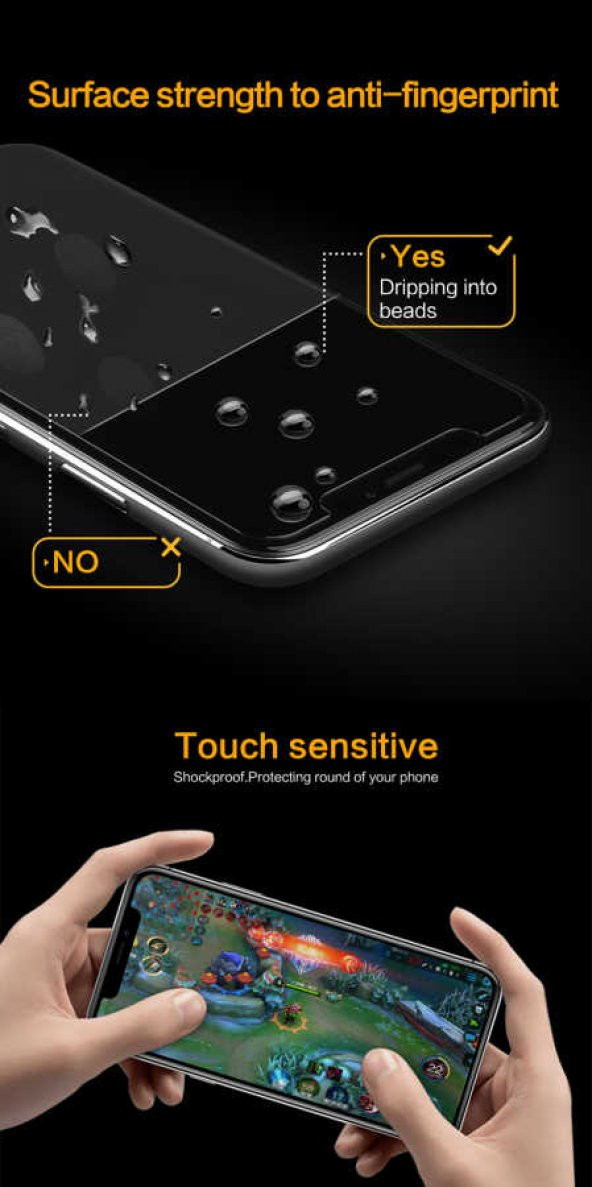 Apple iPhone XS Max 6.5 Zore 5D Privacy Cam Ekran Koruyucu - 3