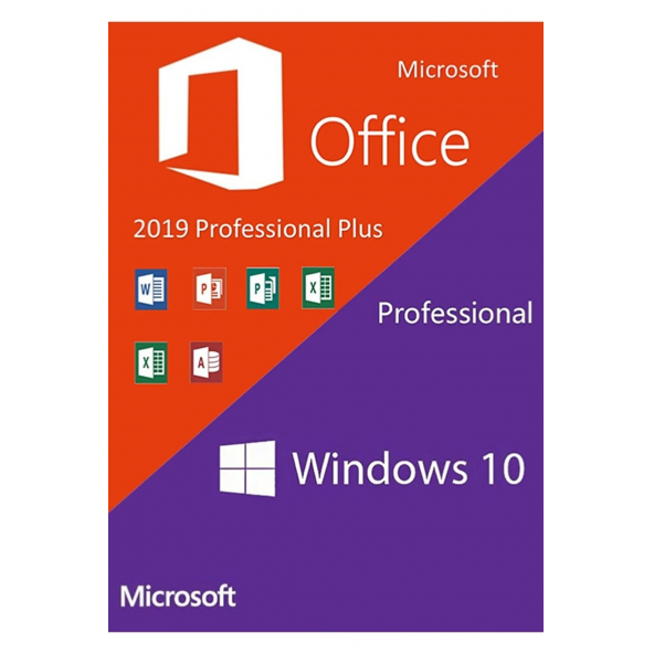 Microsoft Yayınları Windows 10 Pro '' Office 2019 Bireysel Dijital Lisans