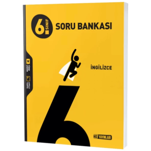 Hız Yayınları 6. Sınıf İngilizce Soru Bankası - 1