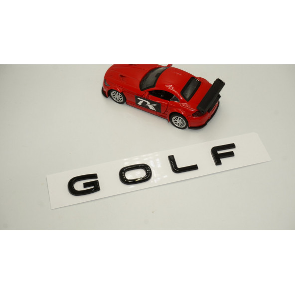 Volkswagen Golf7 Bagaj 3M 3D Yeni Nesil Parlak Siyah ABS Yazı Logo Amblem - 2