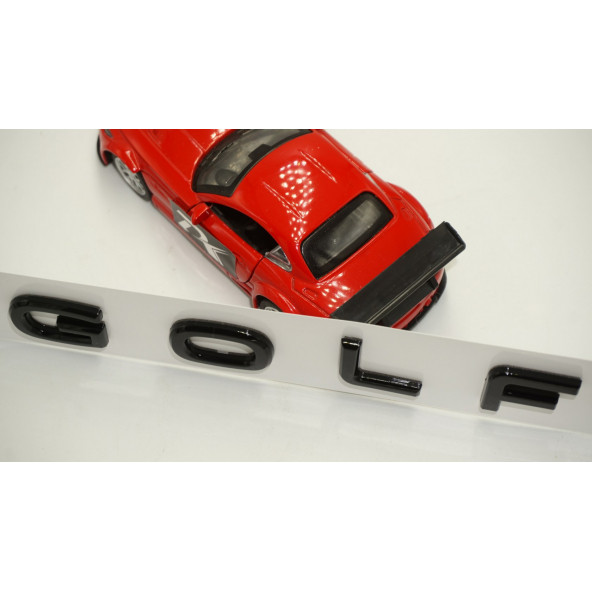 Volkswagen Golf7 Bagaj 3M 3D Yeni Nesil Parlak Siyah ABS Yazı Logo Amblem - 4