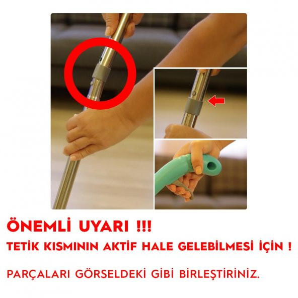 PONY SPREY MOP SET KREM - 3