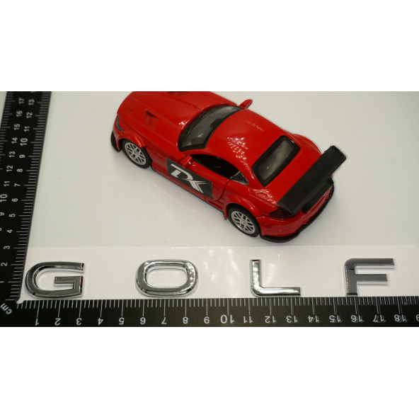 Volkswagen Golf8 Bagaj 3M 3D Yeni Nesil Krom ABS Yazı Logo Amblem - 5
