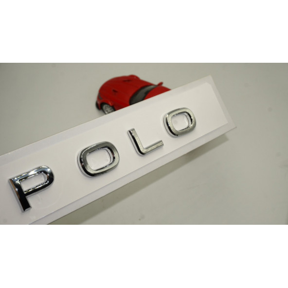 Volkswagen Polo 2021+ Bagaj 3M 3D Yeni Nesil Krom ABS Yazı Logo Amblem