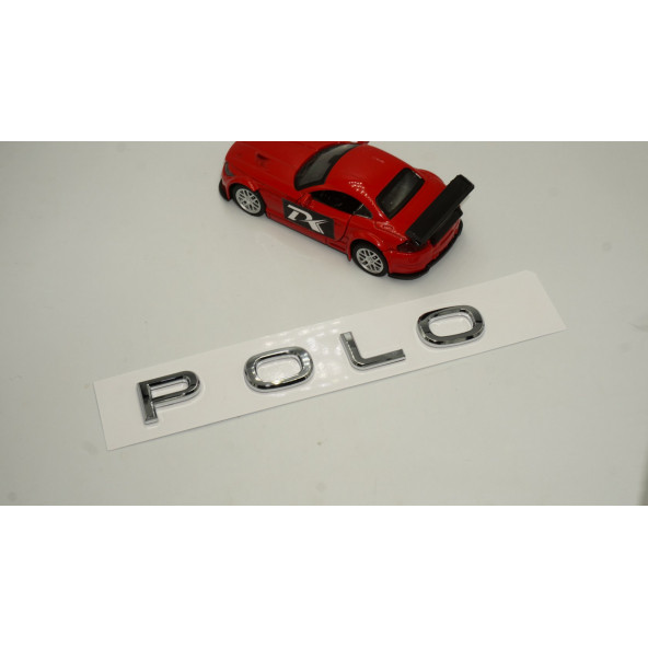 Volkswagen Polo 2021+ Bagaj 3M 3D Yeni Nesil Krom ABS Yazı Logo Amblem - 2