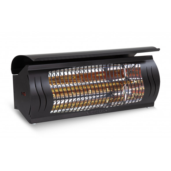 2000watt Normgas İnfrared Dış Mekan Isıtıcı Heating Systems Siyah