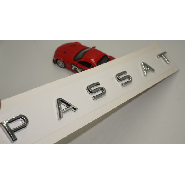Volkswagen Passat Yeni Nesil Krom ABS Orjinal Bagaj Yazı Logo - Resim 2