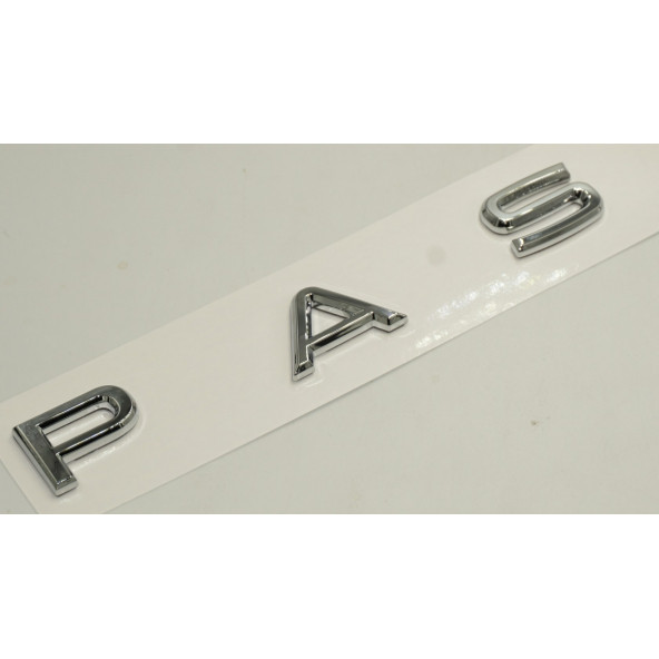 Volkswagen Passat Yeni Nesil Krom ABS Orjinal Bagaj Yazı Logo - Resim 4