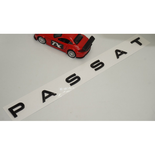 Volkswagen Passat Yeni Nesil Parlak Siyah ABS Orjinal Bagaj Yazı Logo - 2