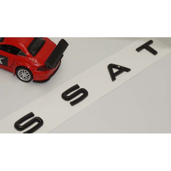 Volkswagen Passat Yeni Nesil Parlak Siyah ABS Orjinal Bagaj Yazı Logo - 4