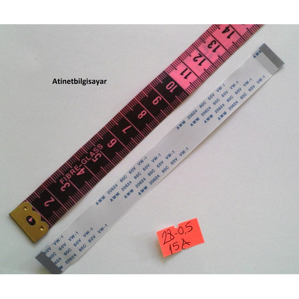 Casper MT50IN1 MT50 Ses ve Usb portu flex kablosu 28-0.5-15A-2 - Resim 3